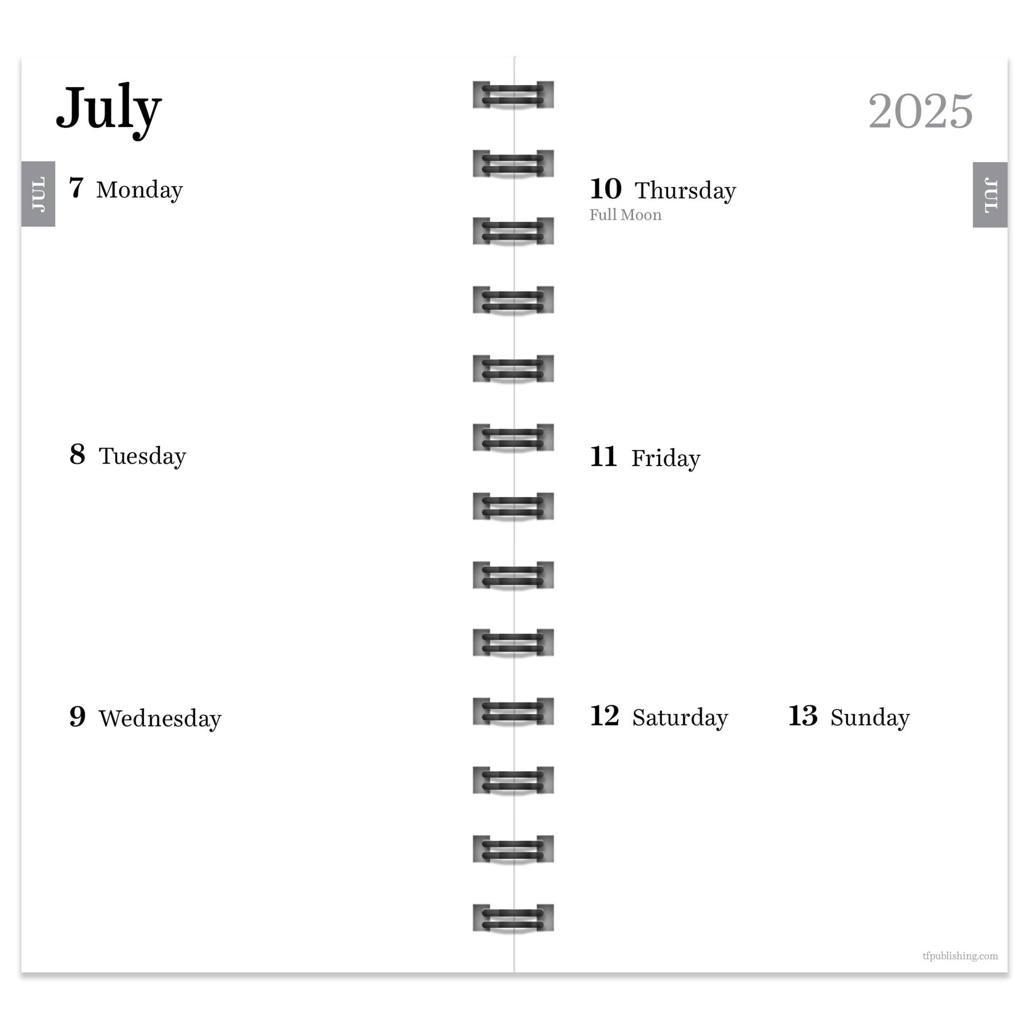 TF Publishing 2025-2026 Night Sky Small Weekly/Monthly Planner